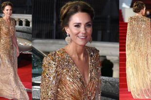 Duchess Kate "Owned The Red Carpet" With Her Stunning Gold Creation