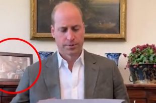 Prince William Has Cute Photo Of Prince Philip And George In His Office