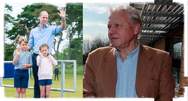 Little George and Charlotte Were ‘Very Upset’ Over Sir David Attenborough Visit