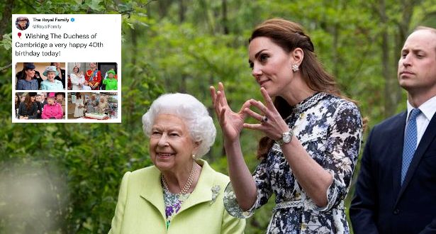 The Queen Celebrates Kate's Birthday With Beautiful Family Photos