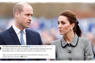 The Duke And Duchess Of Cambridge Break Silence On Ukraine Invasion