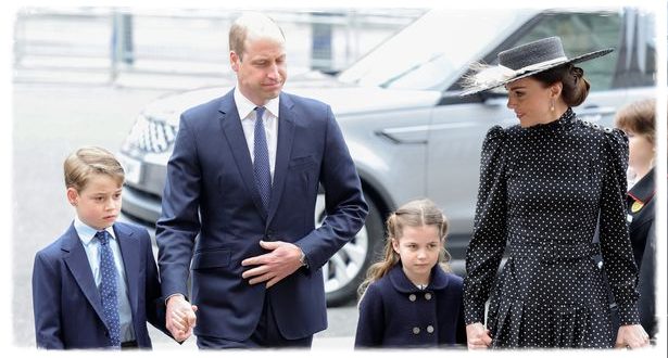 Princess Charlotte And Prince George Make Surprise Appearance At Prince Philip's Memorial Service