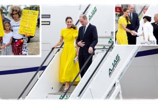 William And Kate Land In Jamaica Amid Protests