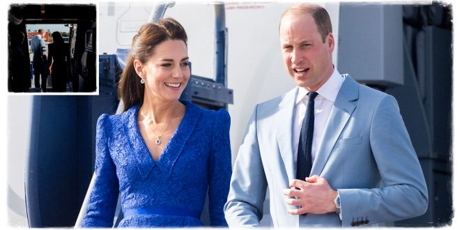 William & Kate Share Rare Photo From Inside Their Royal Plane