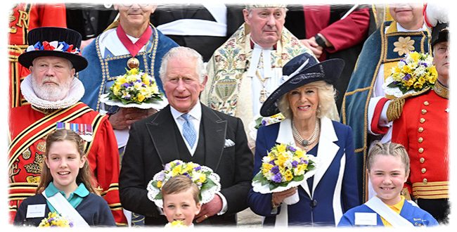 Prince Charles And Camilla Represented The Queen At The Traditional Easter Service