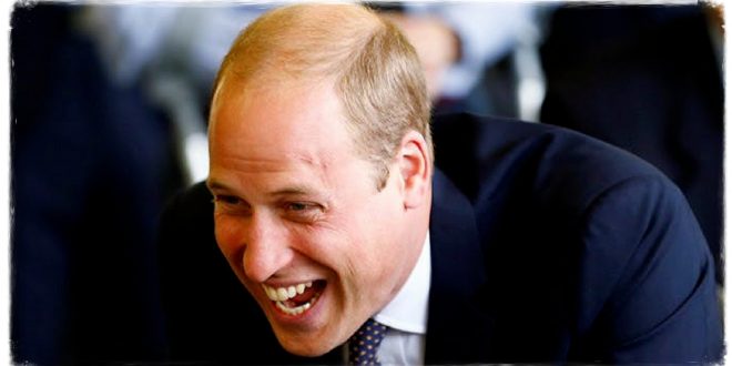 Prince William Jokes About His Baldness At The Royal Event