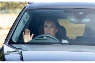 Kate Middleton Pictured Out Driving In Windsor During Move To Adelaide Cottage