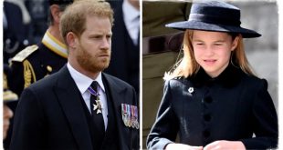 Princess Charlotte Share Endearing Moment With Prince Harry At Queen's Funeral