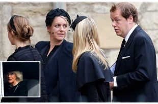 Camilla's Rarely Seen Children Arrived For Queen Elizabeth's Funeral