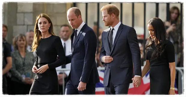 William And Kate "Felt A Sense Of Relief" When Harry and Meghan Left After Queen's Funeral 