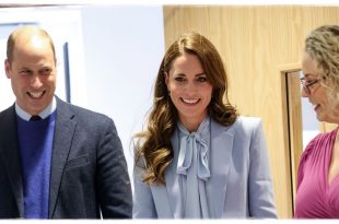 Prince William And Princess Kate Match In Blue For Northern Ireland Visit
