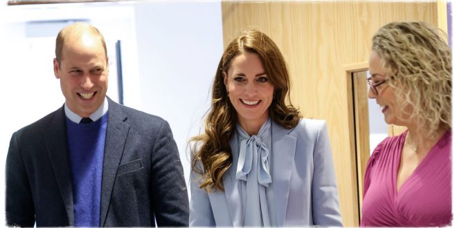 Prince William And Princess Kate Match In Blue For Northern Ireland Visit