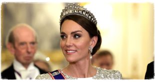 Why Princess Kate Wore A Blue Sash To State Banquet