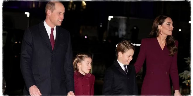 Prince George and Princess Charlotte Attend Kate's Christmas Concert