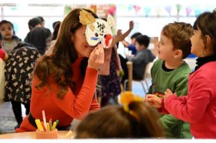 Kate Charms Schoolchildren As She Visits Luton Nursery For First Solo Outing Of The Year