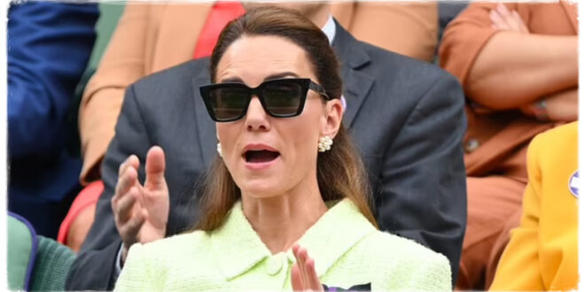 Princess Kate Arrives At Wimbledon 2023 Women's Final In Stunning Green Dress