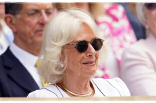 Queen Camilla Is A Special Guest At Wimbledon's Royal Box