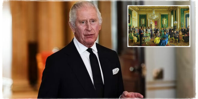 King Charles Takes Down Family Portrait That Marked Queen’s Golden Wedding Anniversary