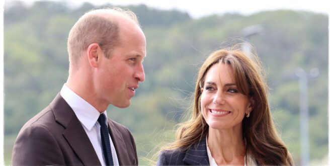 Prince William And Princess Kate Co-ordinate In Matching Suits