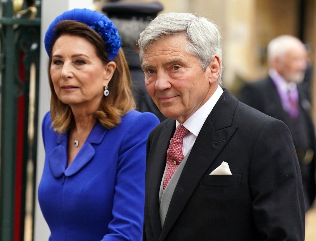 Michael Middleton and Carole Middleton attend King Charles' coronation