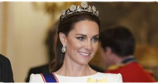 Princess Kate Beaming In White And Wears Very Rare Tiara Not Seen Since 1930s
