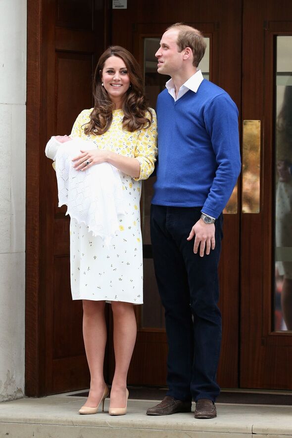 Kate and William present charlotte to the world