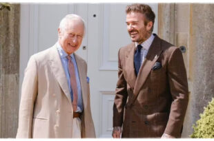 King Charles Shares A Joke With David Beckham As The English Football Legend Takes On A Prominent Role