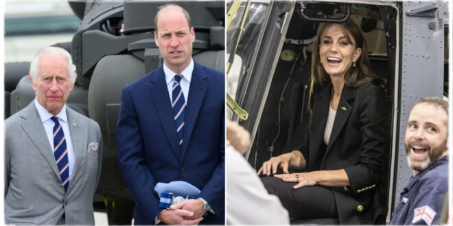 Kate's Helicopter Trip with Kids Sparks Tension Between Charles and William