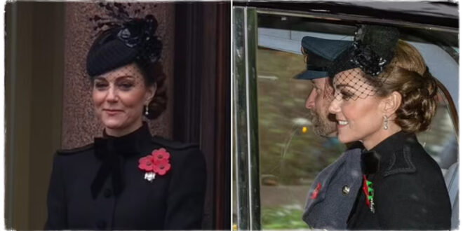 Princess Kate Takes the Lead Among Senior Royals on the Balconies at Remembrance Sunday