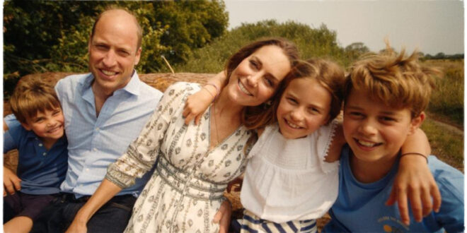 Prince William and Princess Kate Unveil Christmas Card Photo with Touching Message