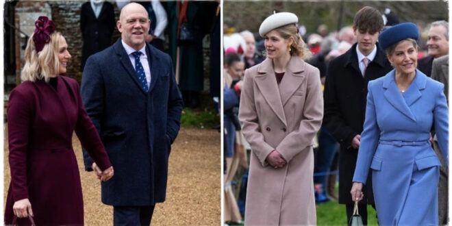 Zara Tindall, Sophie, and Lady Louise Join Senior Royals for Christmas Day Celebrations