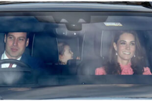 Kate Middleton and Prince William Collect Their Kids for the Holiday Season