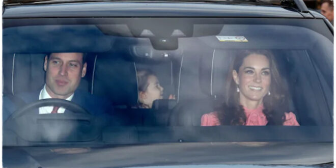 Kate Middleton and Prince William Collect Their Kids for the Holiday Season