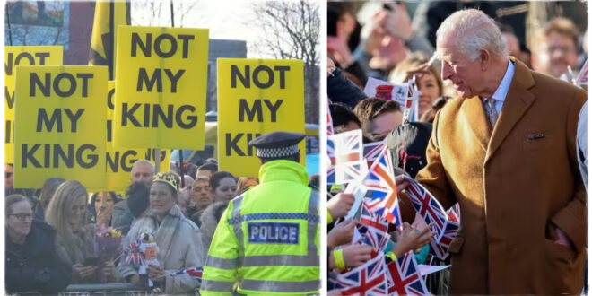 Anti-Monarchy Protesters Confront King Charles and Queen Camilla with Bold Three-Word Chant