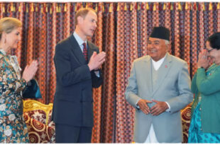 Prince Edward and Duchess Sophie Receive Warm Welcome from Nepal’s President During Royal Visit