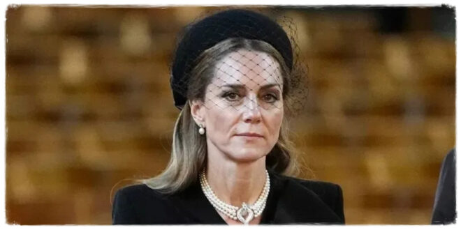 Princess Kate wearing black at Westminster Cathedral funeral of Katharine, Duchess of Kent