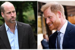 Prince Harry at Queen Elizabeth II’s grave in Windsor while Prince William attends a separate commemoration nearby