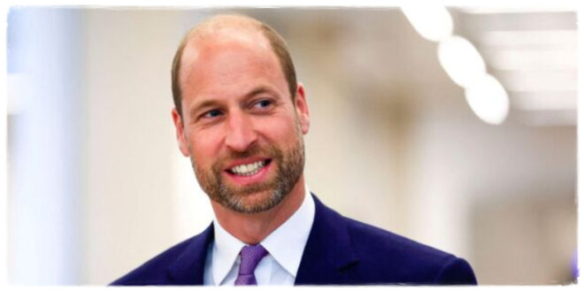 Prince William delivering a statement following news that Prince Andrew was stripped of his royal titles