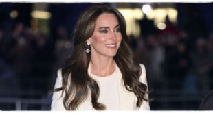Princess Kate appearing reflective during a Christmas service as she pays tribute to a late royal family member