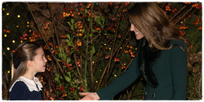 Princess Charlotte making a subtle tribute to Princess Diana during the Christmas carol concert