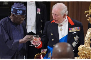 King Charles delivering a speech at a State Banquet acknowledging a Muslim leader’s sacrifice during Ramadan