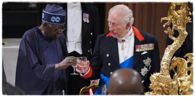 King Charles delivering a speech at a State Banquet acknowledging a Muslim leader’s sacrifice during Ramadan