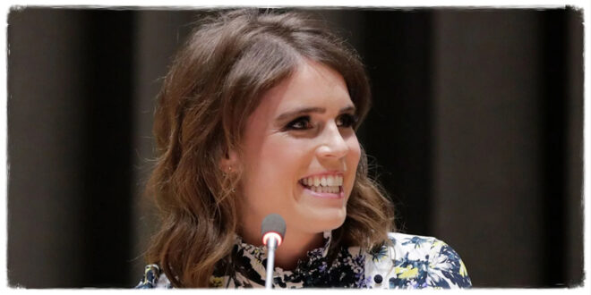 Princess Eugenie during a public engagement linked to her charity work