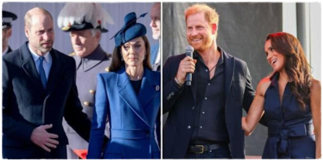 Prince William and Princess Kate at a public event amid reports they will not meet Prince Harry and Meghan on their UK return