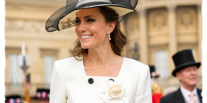 Princess Kate smiling during a royal engagement as reports reveal her private nickname behind palace doors