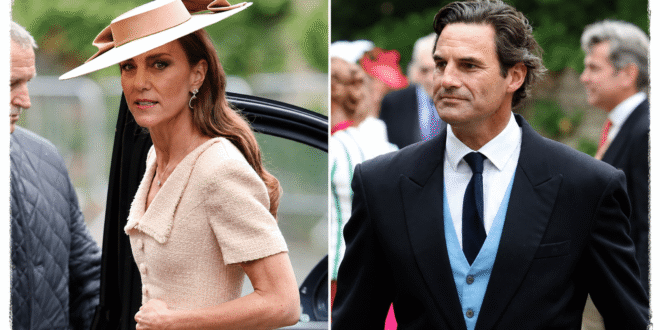 Princess Kate attending a family wedding where she reunited with former boyfriend Rupert Finch