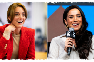 Meghan Markle and Princess Kate during separate appearances amid fresh comparisons between the two royals