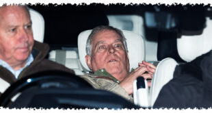 Andrew Mountbatten-Windsor pictured amid a High Court ruling that police search warrants used at his properties were unlawful