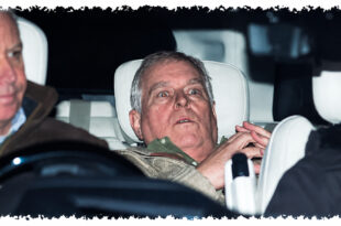 Andrew Mountbatten-Windsor pictured amid a High Court ruling that police search warrants used at his properties were unlawful