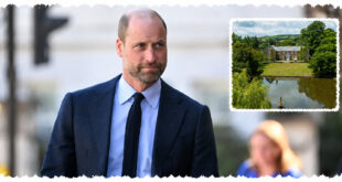 Prince William and King Charles pictured amid controversy over a Duchy of Cornwall land sale and tenants' fears of eviction